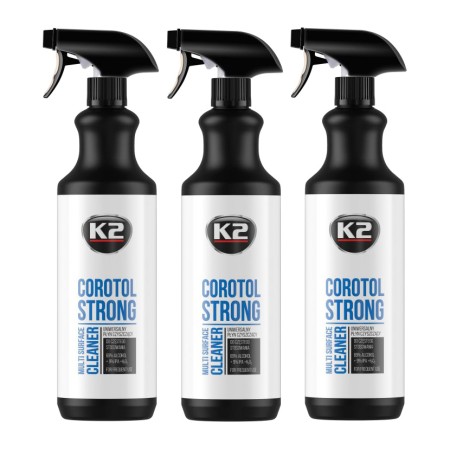 3x K2 Corotol Strong universalus antibakterinis dezinfekcinis skystis dezinfekantas 1L