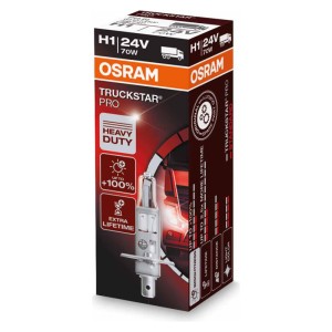 Automobilinė lemputė H1 70W 24V Osram Truckstar Pro
