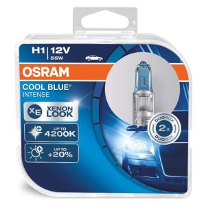 Automobilinės lemputės H1 55W Osram Cool Blue Intense 2 vnt.