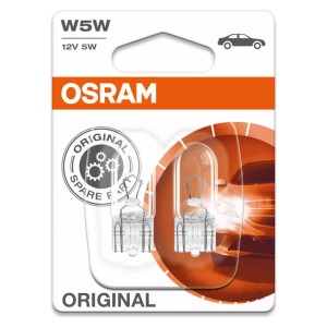 Automobilinės lemputės W5W 5W Osram Original 2 vnt.