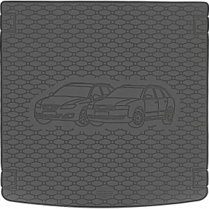 Guminis bagažinės kilimėlis Audi A4 B6 (2001-2005) Universalas Rigum