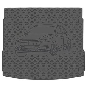 Guminis bagažinės kilimėlis Audi Q5 II (2017➝) Rigum