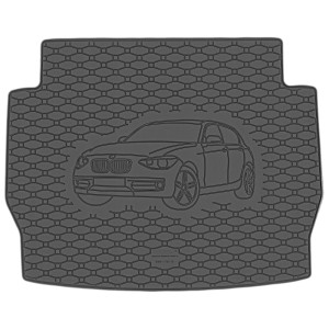 Guminis bagažinės kilimėlis BMW 1 serija F20 (2011-2019) 5 durų Rigum
