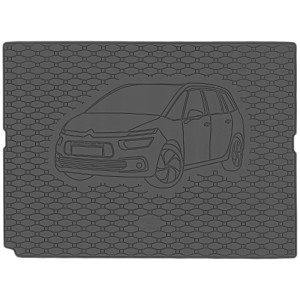Guminis bagažinės kilimėlis Citroen C4 Grand Picasso II (2013➝) Rigum