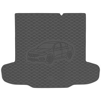 Guminis bagažinės kilimėlis Fiat Tipo (2016➝) Sedanas Rigum