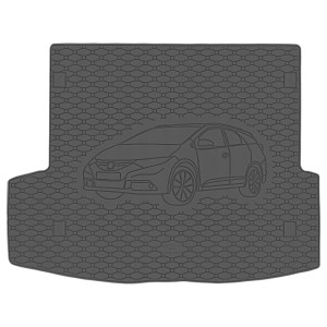 Guminis bagažinės kilimėlis Honda Civic IX (2012-2017) Universalas Rigum