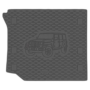 Guminis bagažinės kilimėlis Jeep Wrangler JL (2018➝) Rigum
