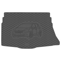Guminis bagažinės kilimėlis Kia Ceed II (2012-2018) Hatchback Rigum