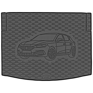 Guminis bagažinės kilimėlis Seat Leon IV (2020➝) Hatchback Rigum