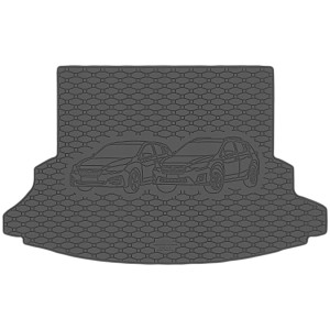 Guminis bagažinės kilimėlis Subaru Impreza V (2017➝) Rigum