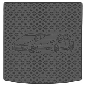 Guminis bagažinės kilimėlis Volkswagen Golf VI (2008-2013) Universalas Rigum