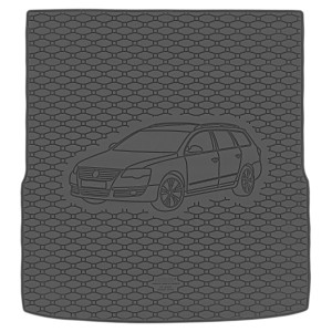 Guminis bagažinės kilimėlis Volkswagen Passat B6 (2005-2010) Universalas Rigum
