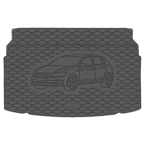 Guminis bagažinės kilimėlis Volkswagen Polo VI (2017➝) Hatchback Rigum