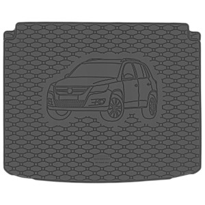 Guminis bagažinės kilimėlis Volkswagen Tiguan I (2007-2016) Rigum