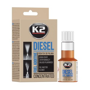 K2 Diesel variklio dyzelinių purkštukų ir kuro sistemos valiklis 50ml