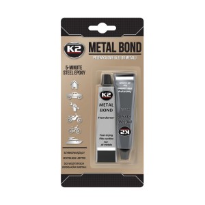 K2 Metal Bond dviejų komponentų epoksidiniai klijai metalui 56,7g
