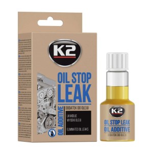 K2 Stop Leak Oil variklio alyvos tepalų priedas 50ml
