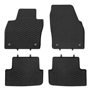 Modeliniai guminiai kilimėliai Audi A1 (2018➝) juodi su laikikliais