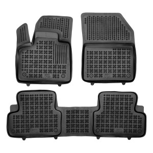 Modeliniai guminiai kilimėliai Citroen DS7 Crossback (2018➝) paaukštintos grindys gale
