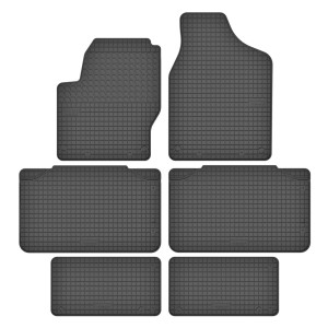 Modeliniai guminiai kilimėliai Volkswagen Sharan I (1995-2010) 7 vietų priekiniai ir galiniai