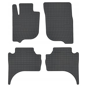 Modeliniai guminiai kilimėliai Mitsubishi L200 V (2019➝) Frogum juodi