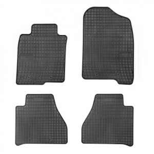 Modeliniai guminiai kilimėliai Nissan Navara D23 (2016➝) Frogum juodi