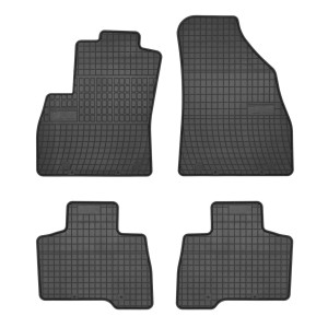 Modeliniai guminiai kilimėliai Peugeot Bipper (2008-2014) 5 vietų Frogum juodi