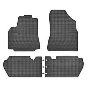 Modeliniai guminiai kilimėliai Peugeot Partner II (2008-2018) Frogum juodi