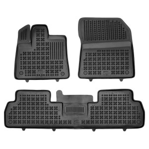 Modeliniai guminiai kilimėliai Peugeot Rifter (2018➝) 5 vietų