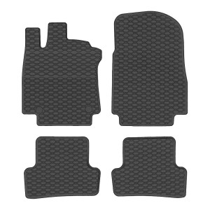 Modeliniai guminiai kilimėliai Renault Captur I (2013-2019) juodi su laikikliais