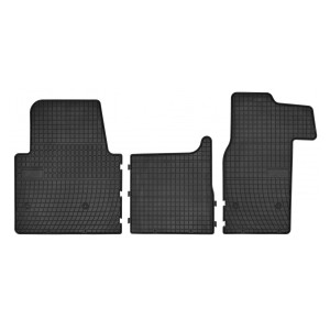 Modeliniai guminiai kilimėliai Renault Master III (2010➝) priekiniai Frogum juodi