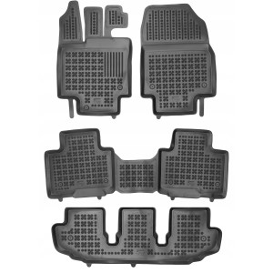 Modeliniai guminiai kilimėliai Toyota Highlander IV (2020➝) 7 vietų