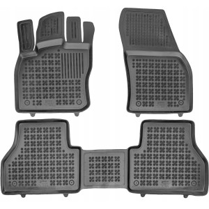 Modeliniai guminiai kilimėliai Volkswagen Caddy V (2021➝) 5 vietų
