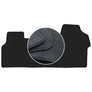 Modeliniai medžiaginiai kilimėliai Ford Transit / Tourneo Custom (2012➝) priekiniai 2 ir 3 vietų