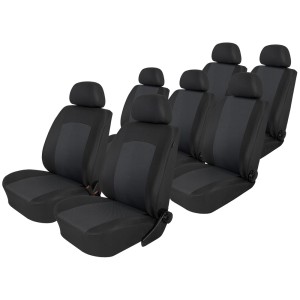 Modeliniai sėdynių užvalkalai Dacia Lodgy (2012➝) 7 vietų medžiaginiai