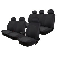 Modeliniai sėdynių užvalkalai Nissan Primastar (2002-2016) 6 vietų medžiaginiai