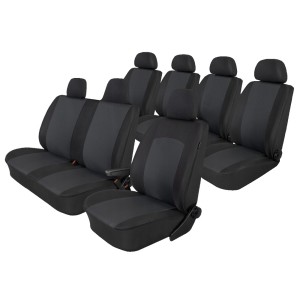 Modeliniai sėdynių užvalkalai Opel Movano B (2010➝) 7 vietų medžiaginiai