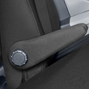 Modeliniai sėdynių užvalkalai Opel Vivaro B (2014-2019) vairuotojo porankis medžiaginiai