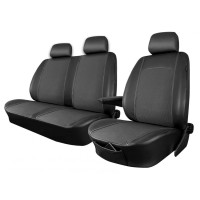 Modeliniai sėdynių užvalkalai Peugeot Boxer II (2006➝) 3 vietų odiniai eko oda