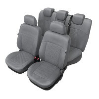 Sėdynių užvalkalai Hyundai ix20 (2010-2019) komplektas Alcantara pilki