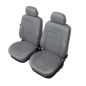 Sėdynių užvalkalai Nissan Juke I (2010-2019) priekiniai Alcantara pilki