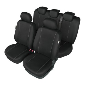 Sėdynių užvalkalai Nissan Micra K13 Facelift (2013-2017) komplektas medžiaginiai