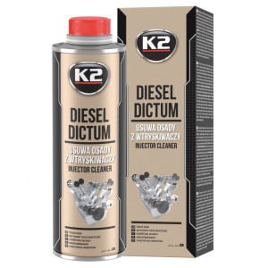 K2 Diesel Dictum variklio dyzelinių purkštukų ir kuro sistemos valiklis 500ml