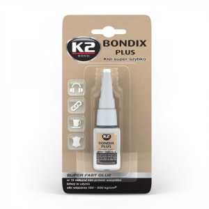 K2 Bondix Plus Super Fast Glue greito veikimo sekundiniai klijai 10g