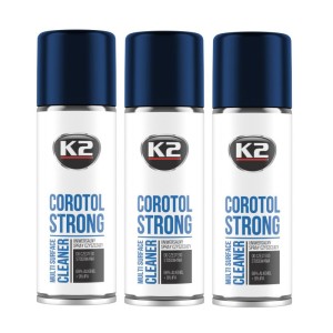 3x K2 Corotol Strong aerozolinis universalus antibakterinis dezinfekantas 250ml