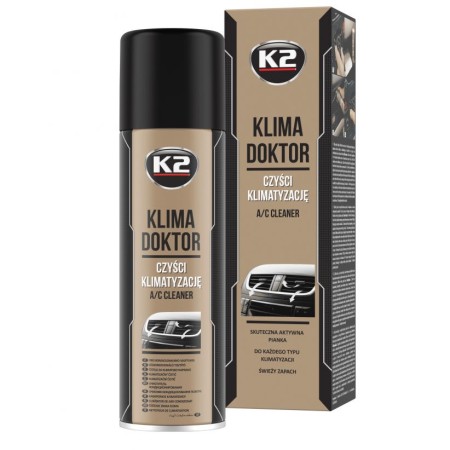 K2 Klima Doktor automobilių kondicionieriaus valiklis dezinfekantas 500ml