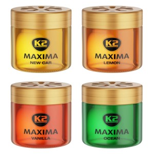 K2 Maxima oro gaiviklis indelyje automobiliams įvairūs aromatai 50ml
